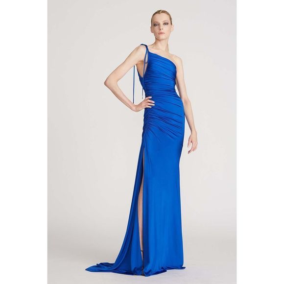 Halston Heritage Dresses & Skirts - HALSTON ANJELICA ONE SHOULDER JERSEY GOWN